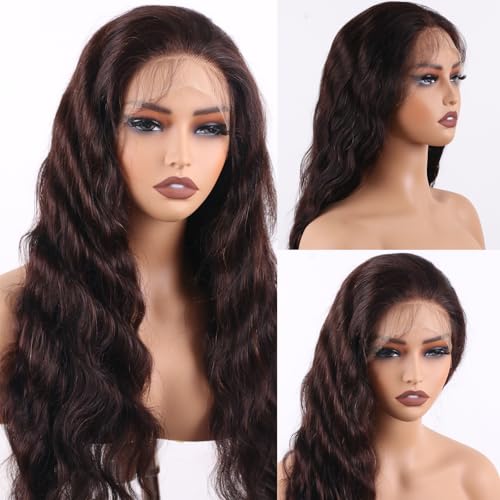 ManeMajesty Body Wave 13x4 Lace Front Glueless Human Hair Wig - FT-2327H - B0CC552F61