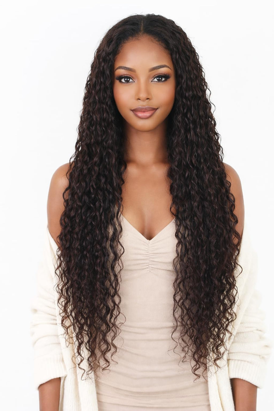 ManeMajesty Deep Wave 13x4 Lace Front Human Hair Wig - FT-2312J - B0CC5787PB