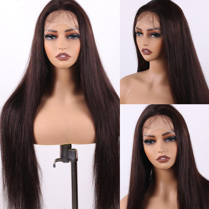 ManeMajesty Straight 13x4 Lace Front Glueless Human Hair Wig