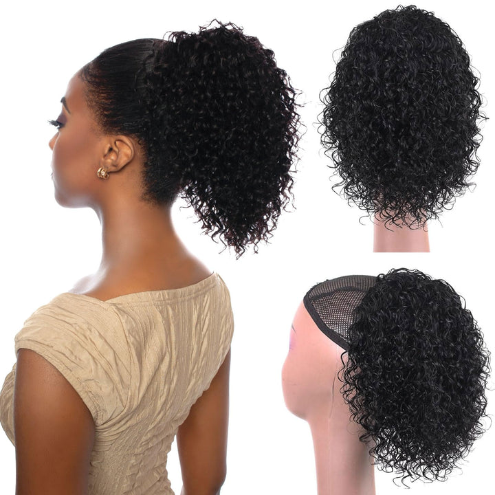 ManeMajesty Kinky Curly Drawstring Ponytail Extension