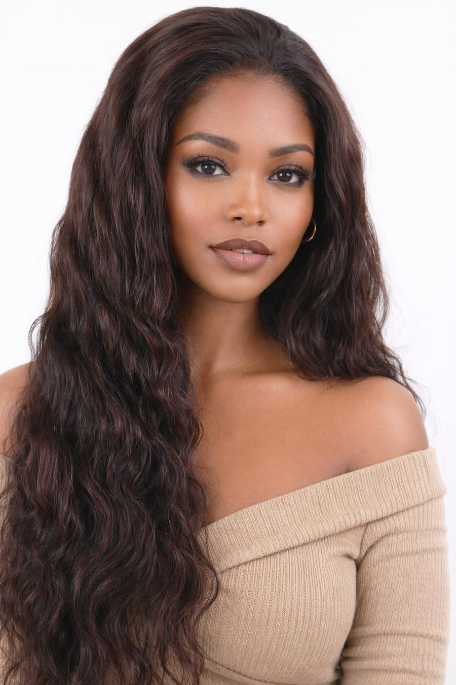 ManeMajesty Body Wave 13x4 Lace Front Glueless Human Hair Wig - FT-2327D-1 - B0DPSQ6GJQ