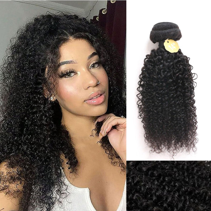 ManeMajesty Kinky Curly Brazilian Human Hair Bundles