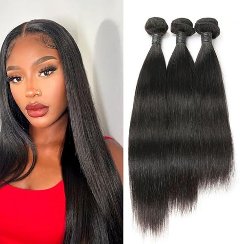 ManeMajesty Straight Brazilian Human Hair Bundles